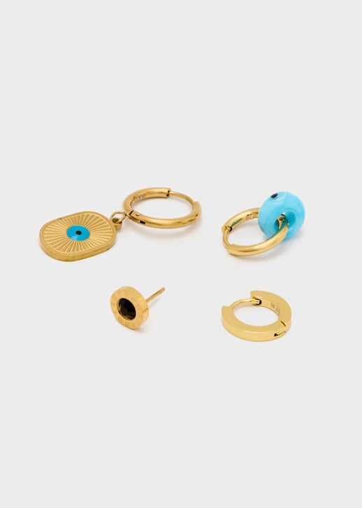 Set Orecchini Nalì Hoop Acc.Inos EMOR1935 Oro