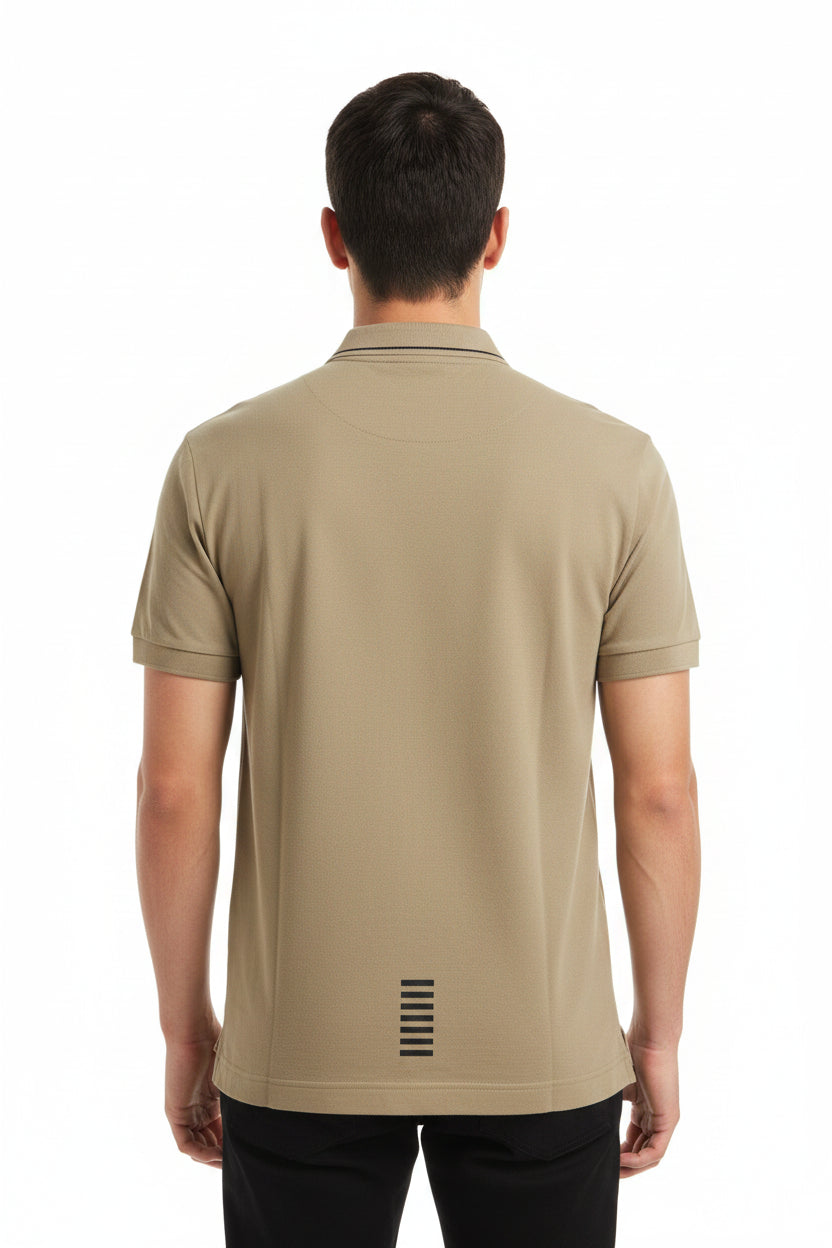 Polo PJVUZ EA7 EMPORIO ARMANI colore Roasted Cashew U6167