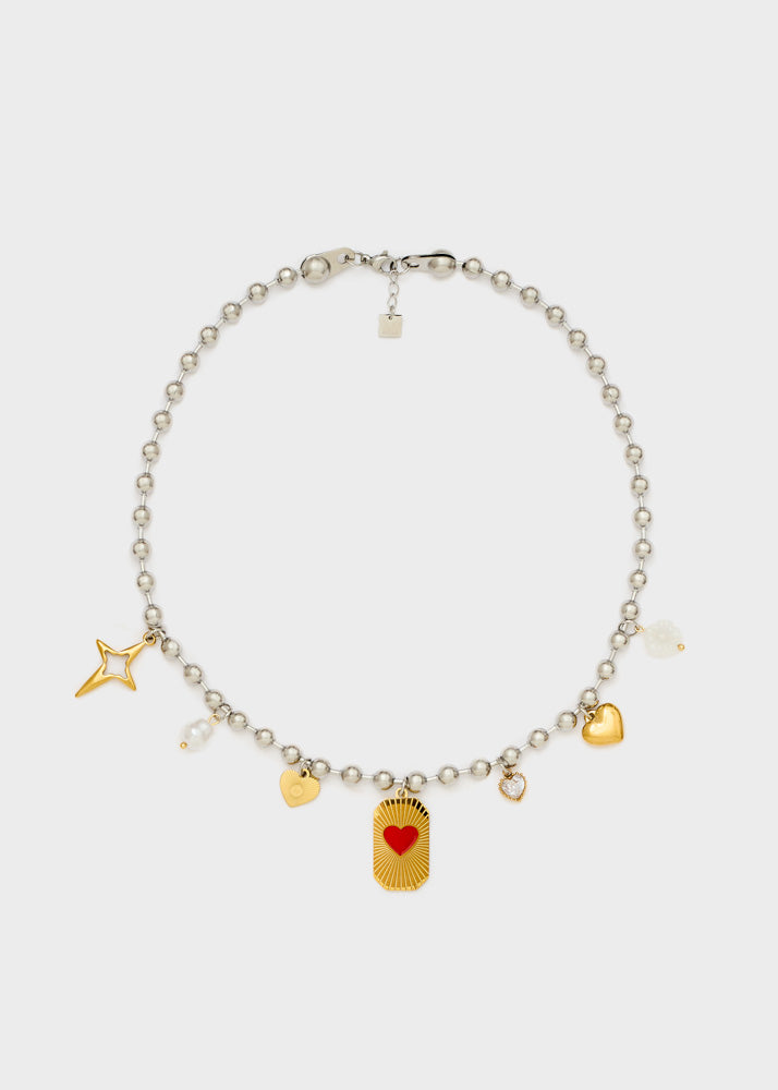 Collana multiciondolo Nalì EMCL1188 Oro Donna