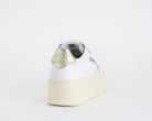 AUTRY Medalist Platform PTLW LL01 sneakers donna pelle bianca platino

