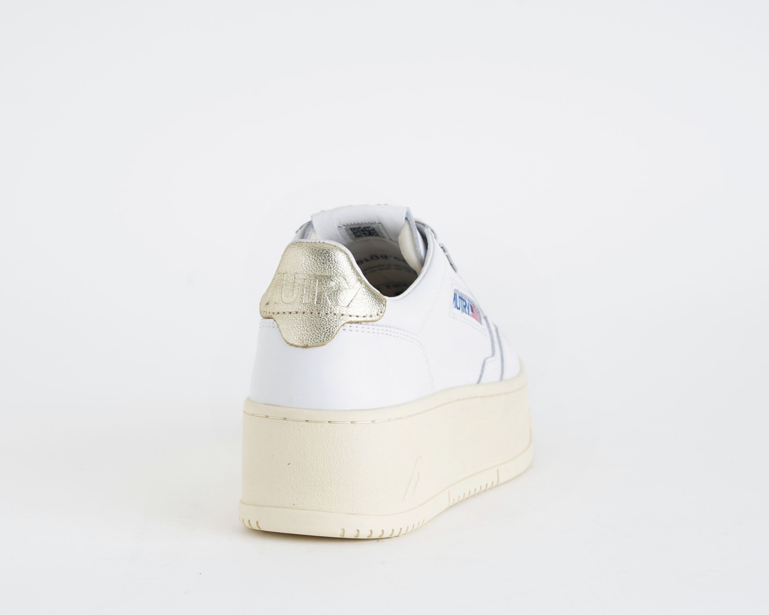 AUTRY Medalist Platform PTLW LL01 sneakers donna pelle bianca platino

