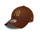 Cappello New Era 9FORTY New York Yankees MLB Metallic 60915780 Marrone