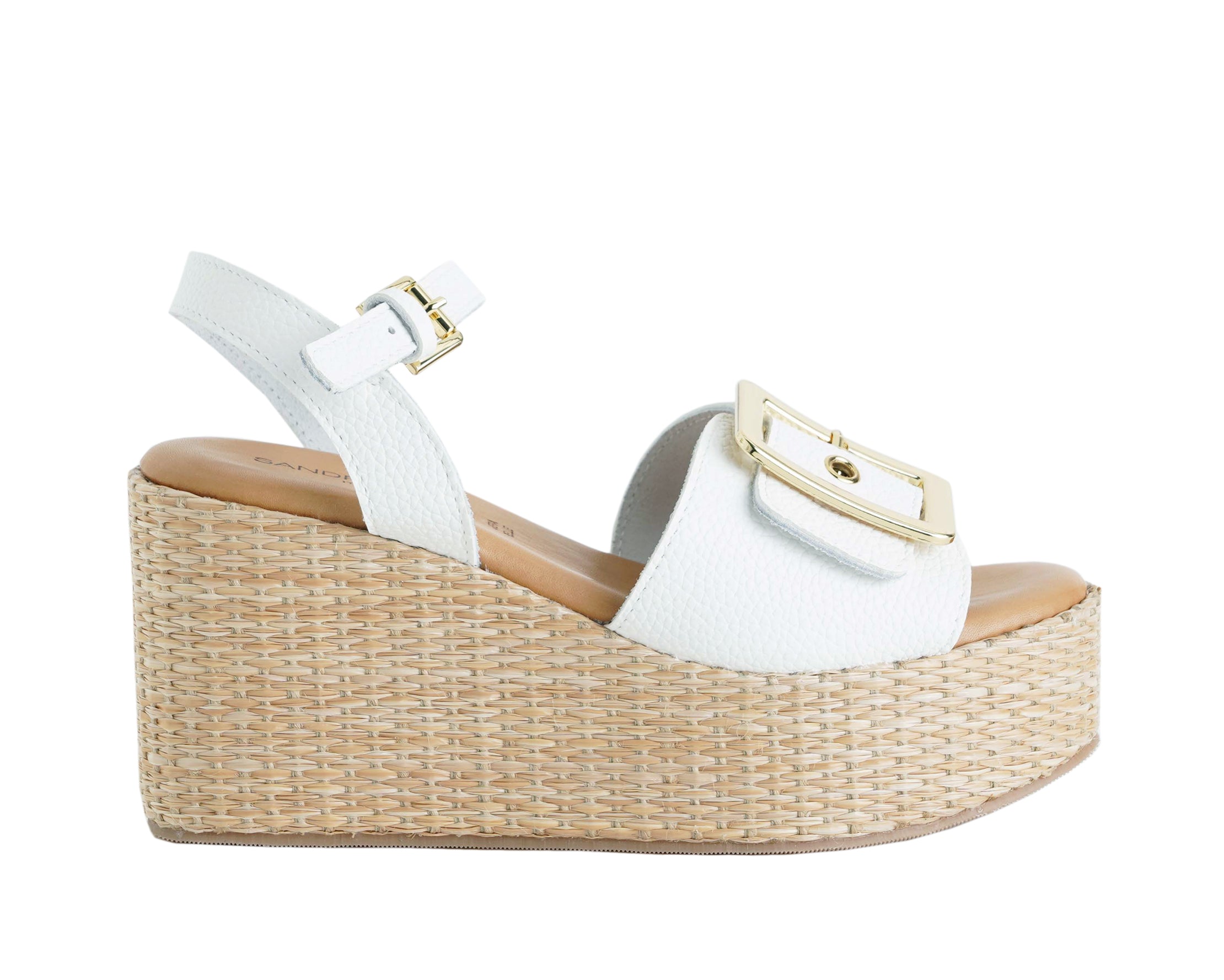 Sandalo con zeppa Donna