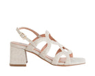 Sandali gioiello Bibi Lou Crysia 881Z05HG nude da donna, listini con cristalli e tacco geometrico 6 cm
