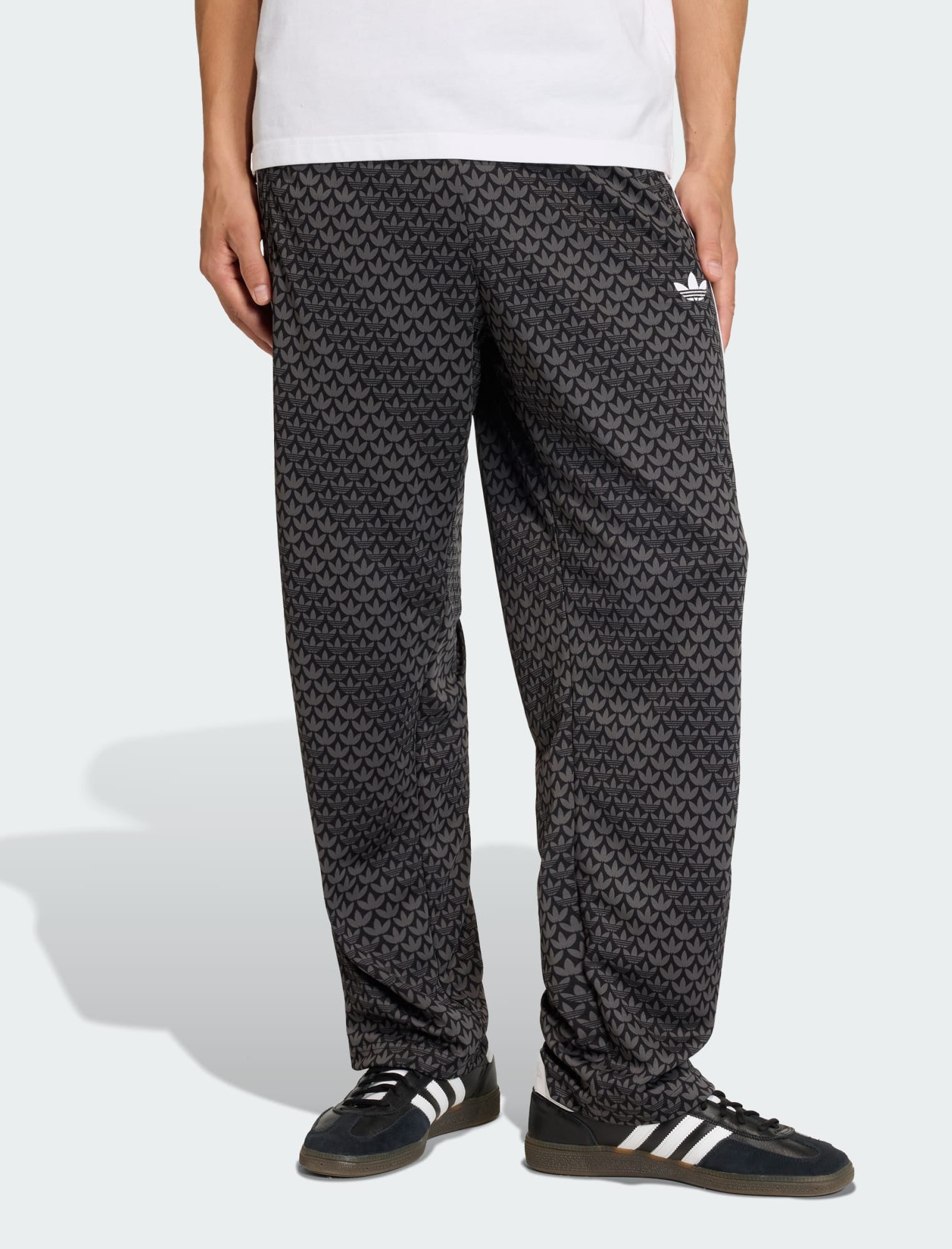 Pantalone tuta Adidas Firebird Loose Monogram KC9159 Black Uomo