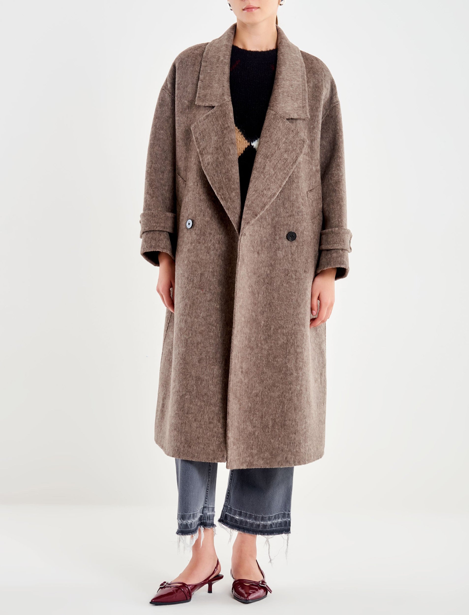 Cappotto VICOLO TF0050 Tortora Donna