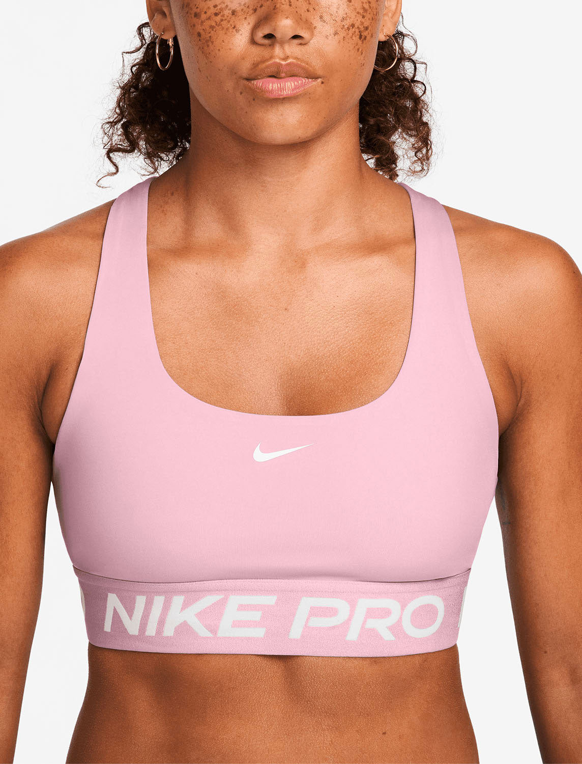 Reggiseno sportivo Nike Pro 365 IQ1035-663 Pink Foam/White Donna