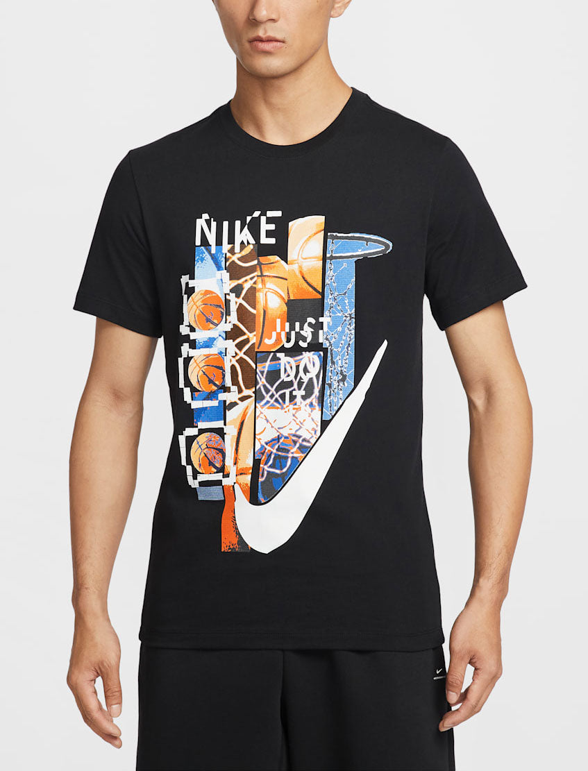 T-Shirt Nike Club Basketball IH4124-010 Black Uomo