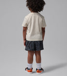 Jordan Set T-Shirt e Shorts Tie-dye Festival 85F787-GAE Iron Gray bambino