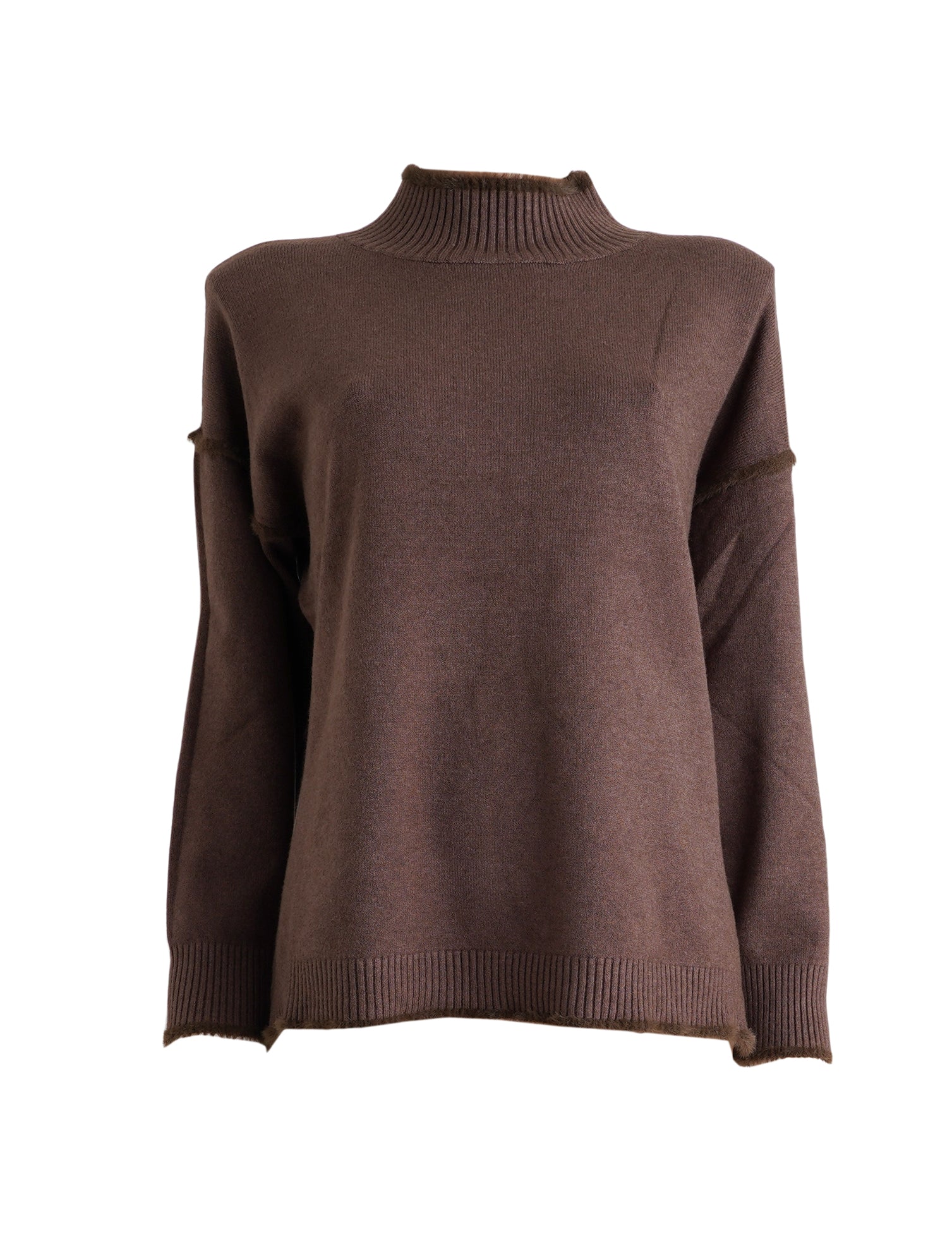 Maglia con collo BBGLAMOUR JN1222 Donna