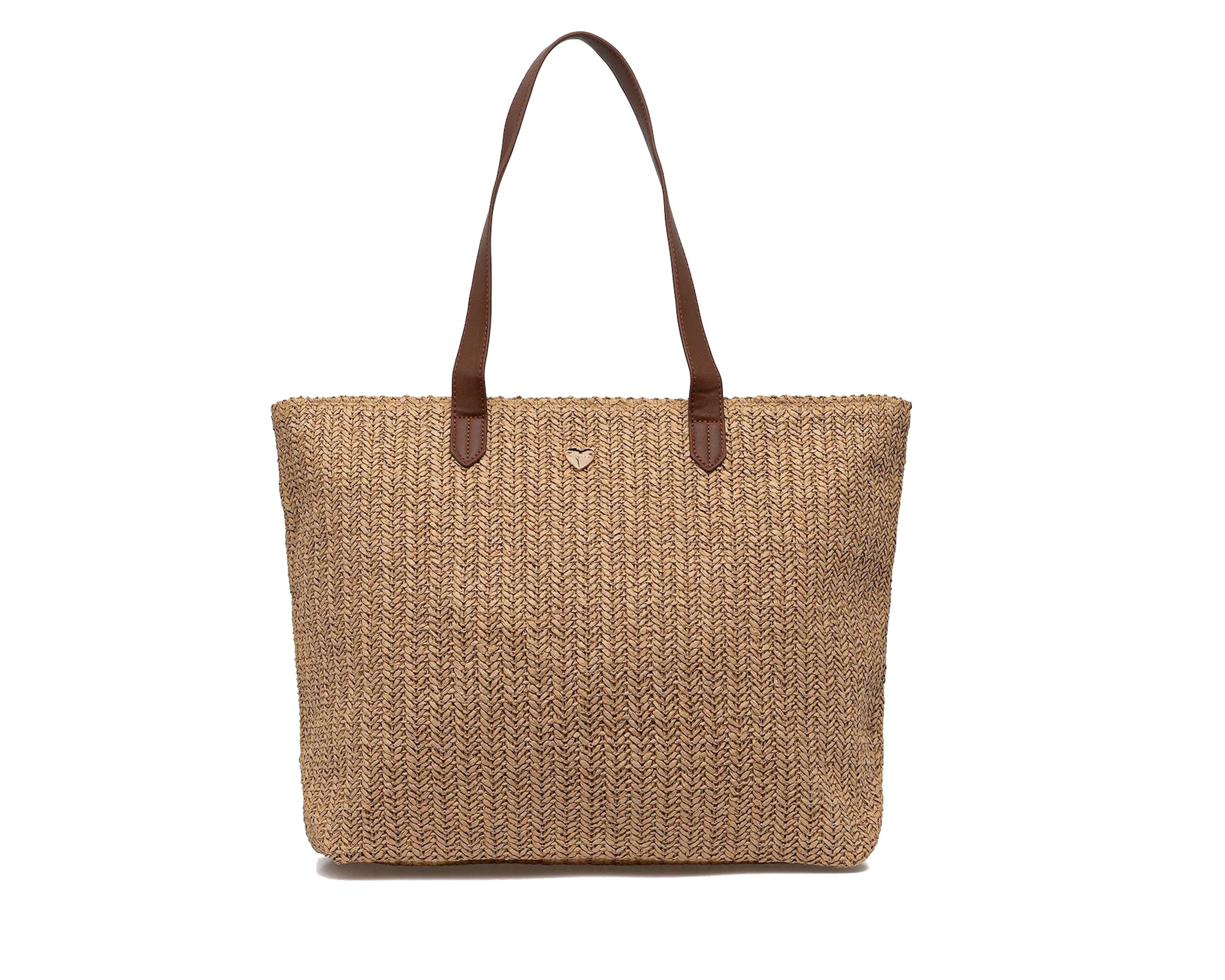 Borsa shopper in rafia Twinset 261LB7BBB Paglia 