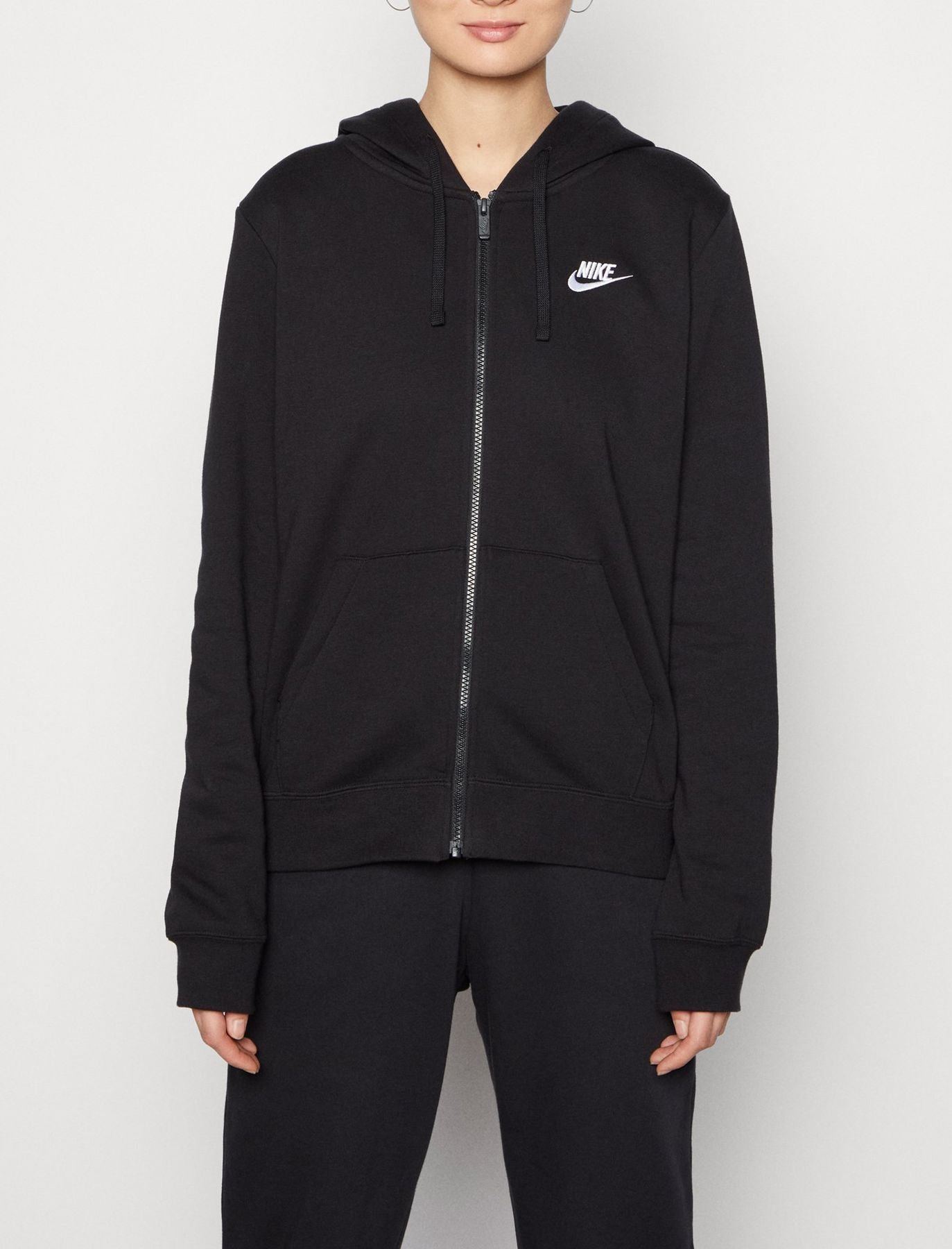 Felpa con zip Donna
