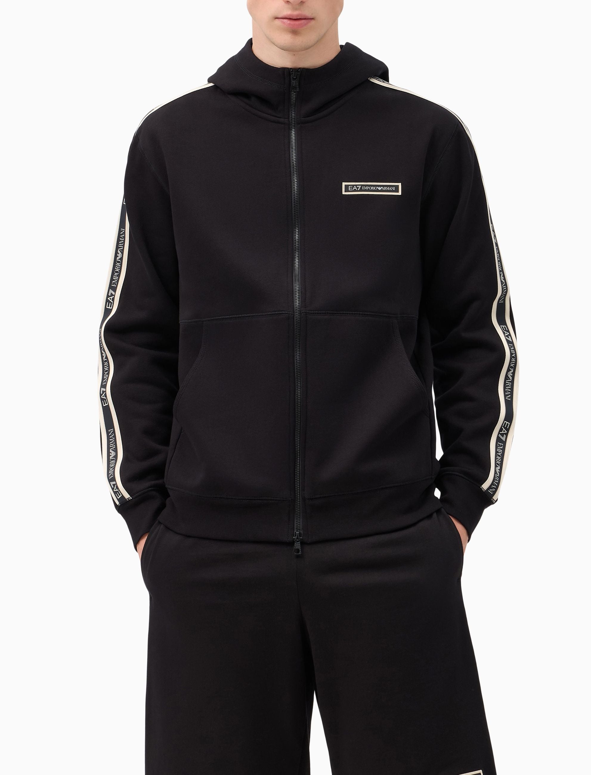 Felpa Ea7 Logo Series 7M002197AF10377 UC001 Nero Uomo