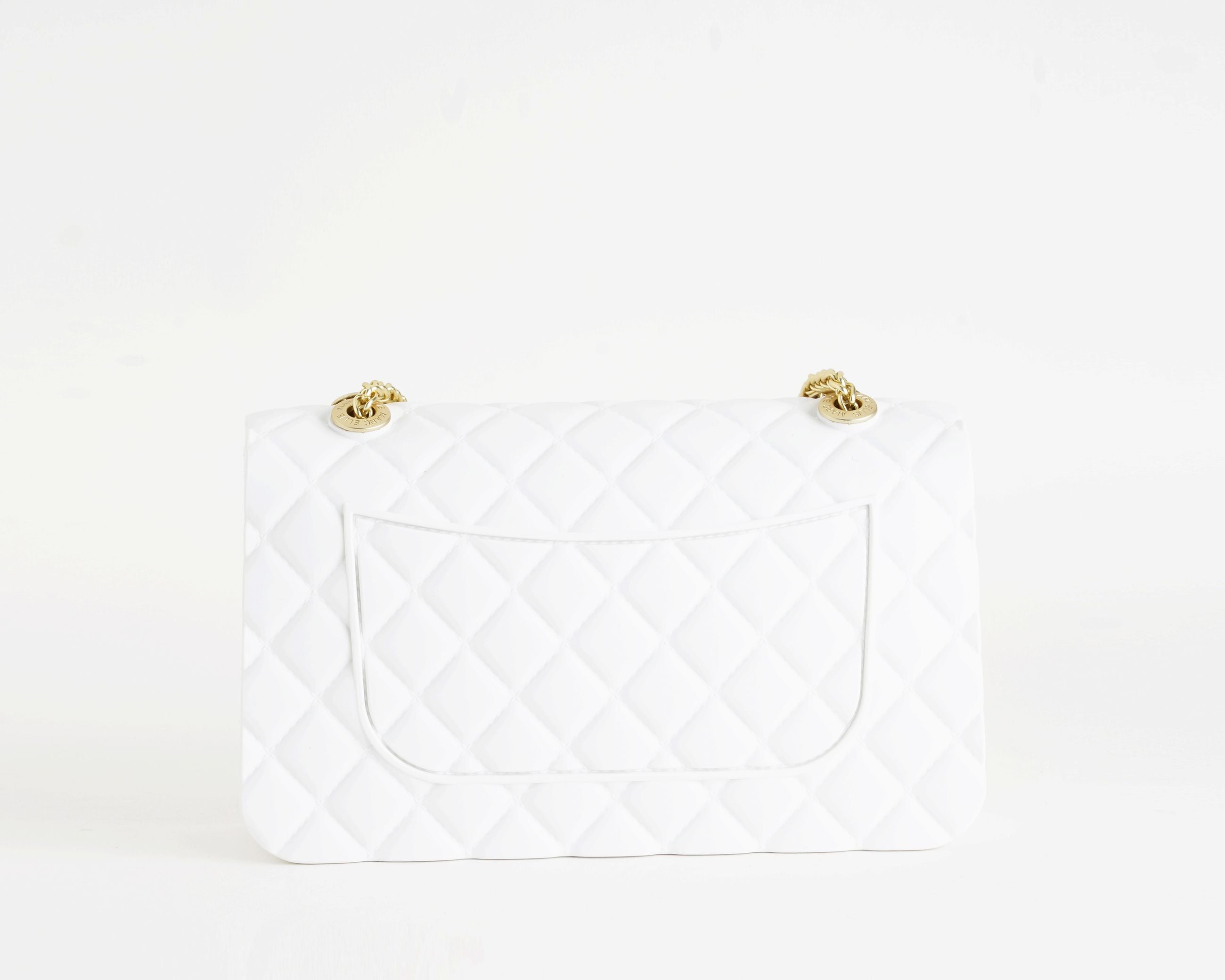 Borsa a tracolla Marc Ellis Flat Falcon M 26 Donna Milk Matt Gold - Vista posteriore