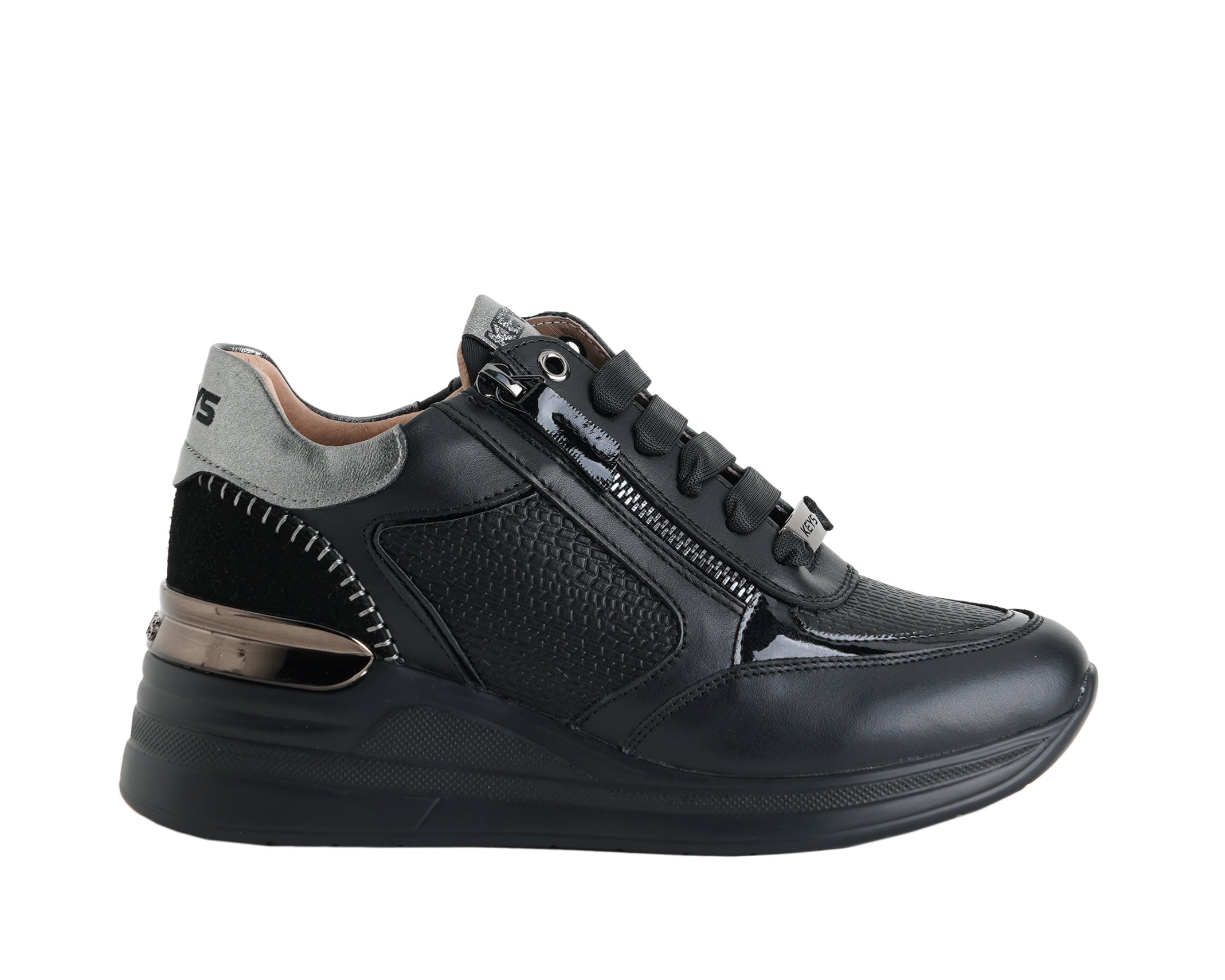Sneakers con zeppa KEYS K-11243 Nero Donna