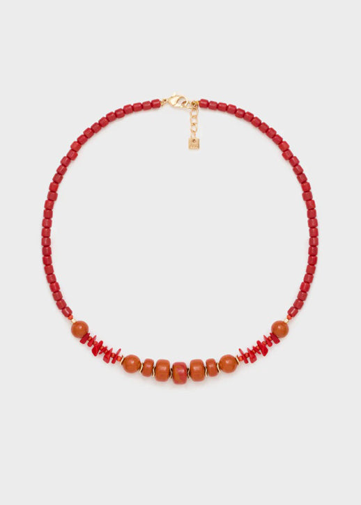 Collana Nali' Melody con perline KACL0030 Corallo