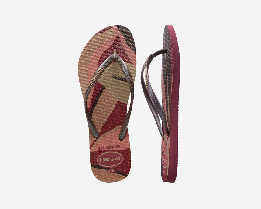 Sandalo Mare Havaianas Slim Palette Glow 4145766 Amaranth (9339)