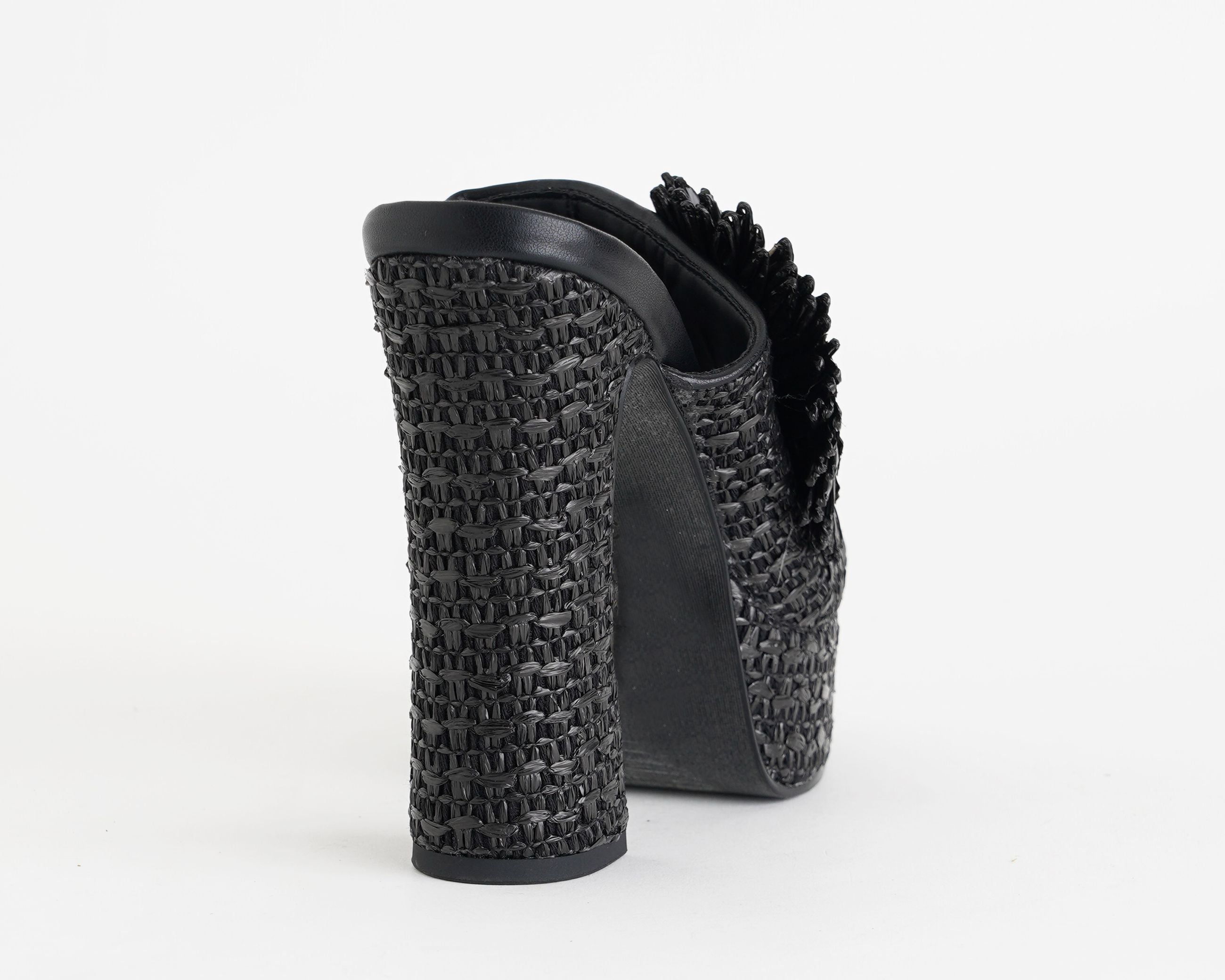 Sandalo alto con plateau Exe 2640-01  Nero