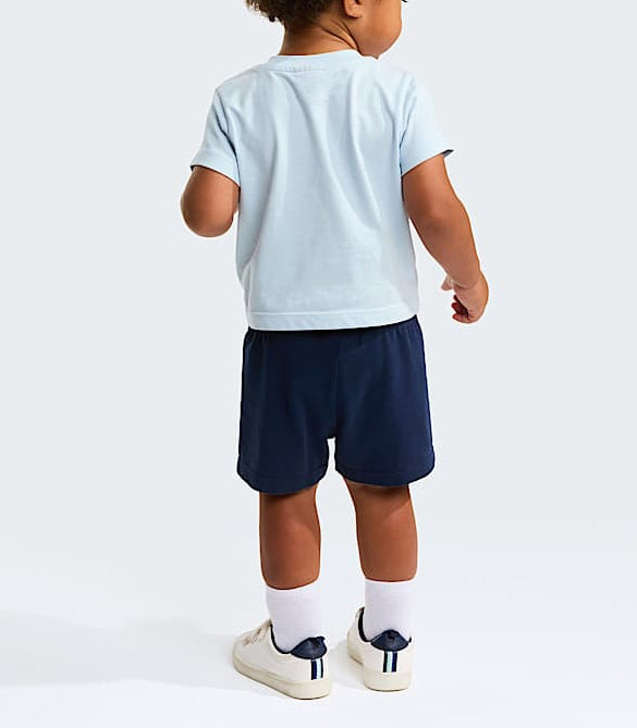 THE NORTH FACE NF0A8G1DMC81 Set T-Shirt e Shorts NSE Box Play Regular colore Blu (Polar Haze/Summit Navy)
