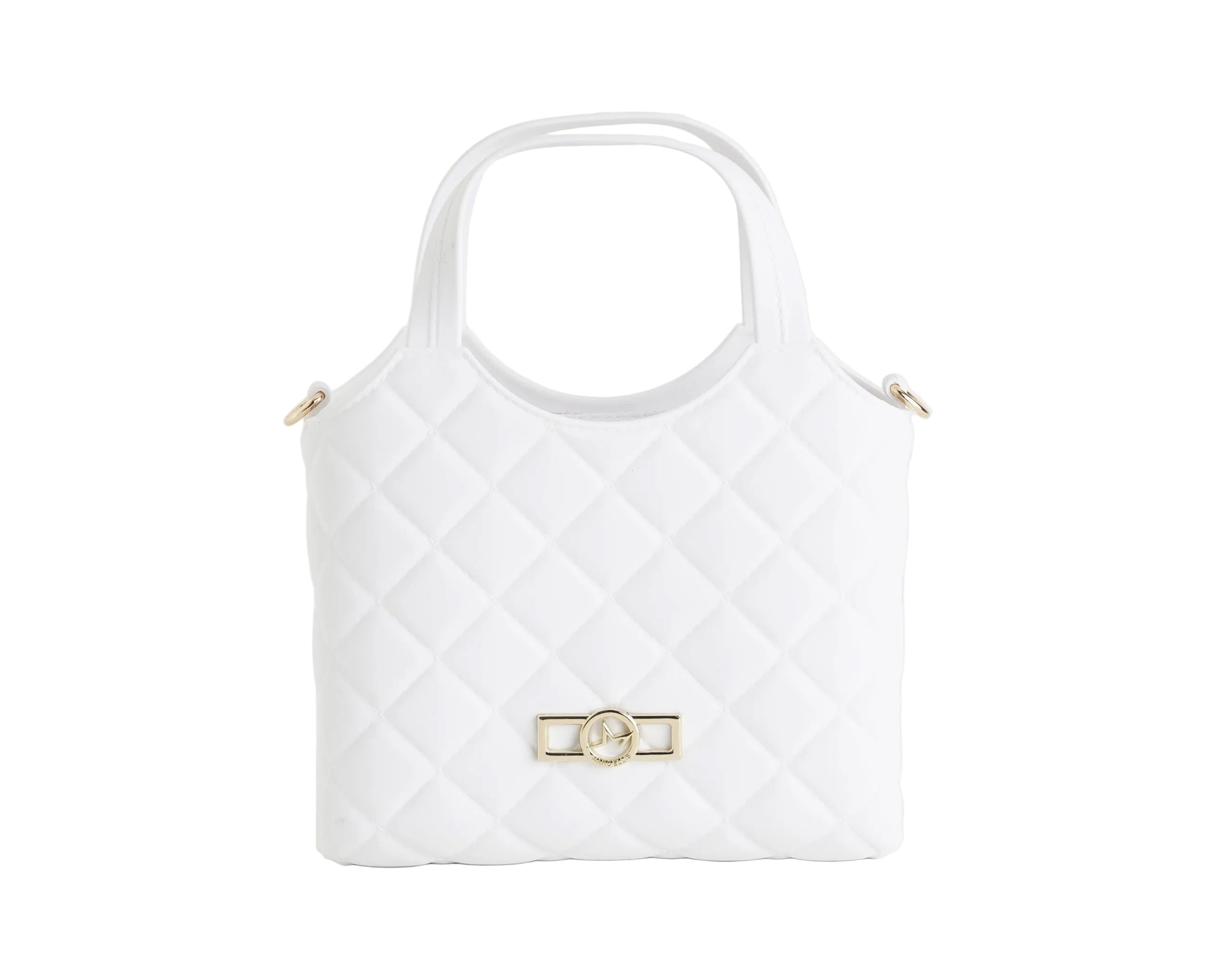 Borsa a mano Marc Ellis Flat Teen Donna Milk Light Gold - Vista frontale