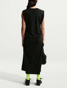 Nike Abito Oversize Sportswear Chill Terry IF0567-010 Black donna