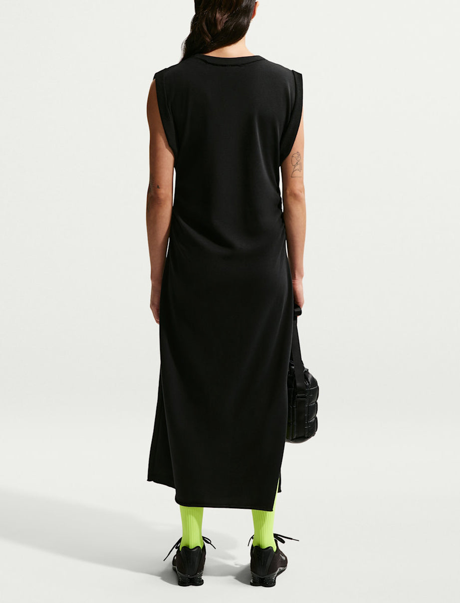 Nike Abito Oversize Sportswear Chill Terry IF0567-010 Black donna