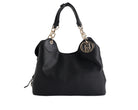 Borsa a spalla Liu Jo AF6024 ES039 Nero/Brass Gold 