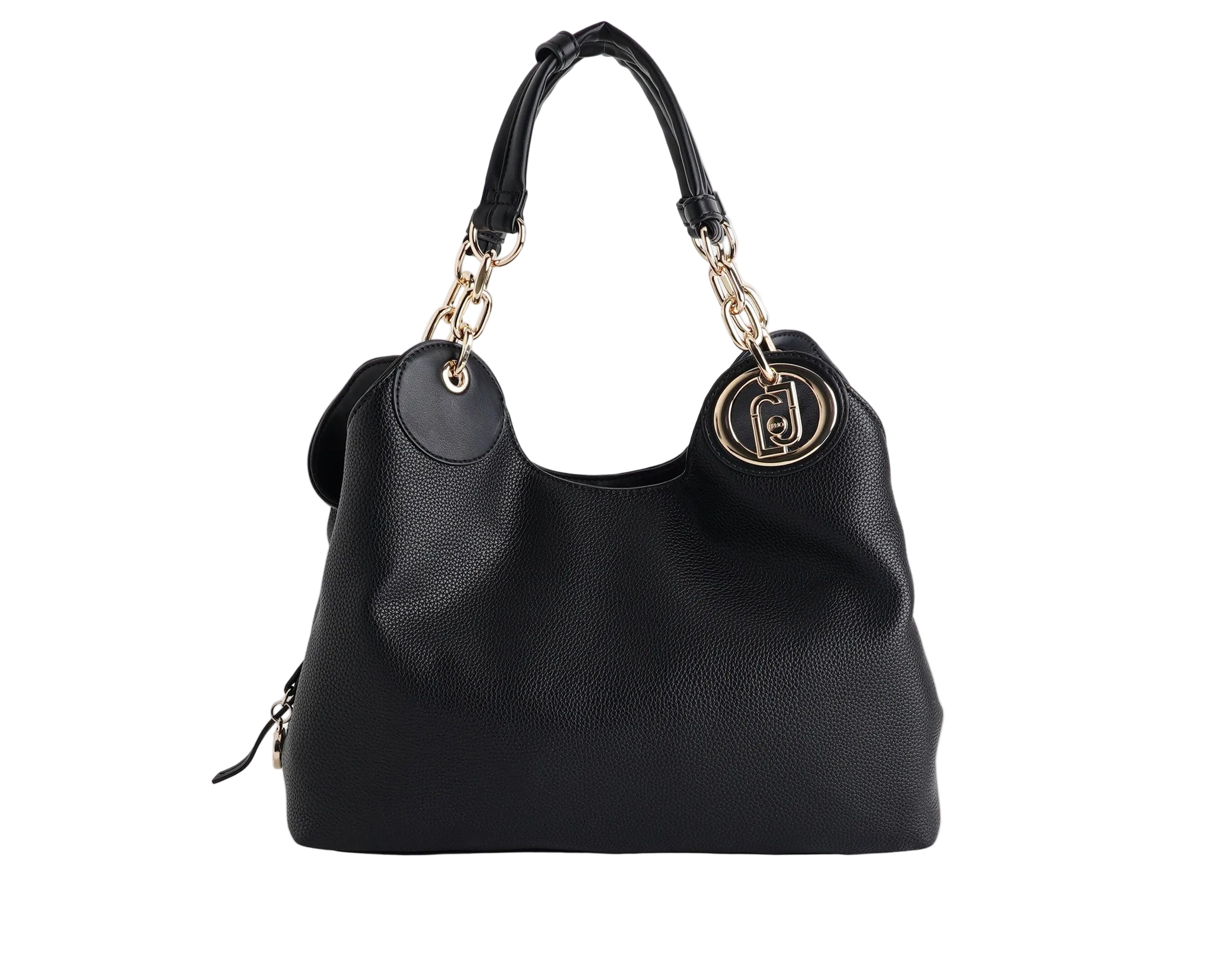 Borsa a spalla Liu Jo AF6024 ES039 Nero/Brass Gold 