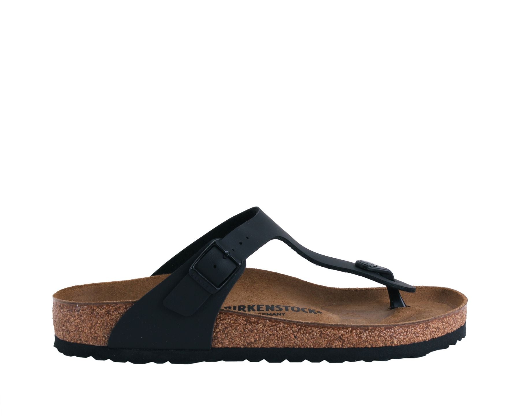 Sandalo Birkenstock Gizeh 043691 Black Unisex Uomo Donna