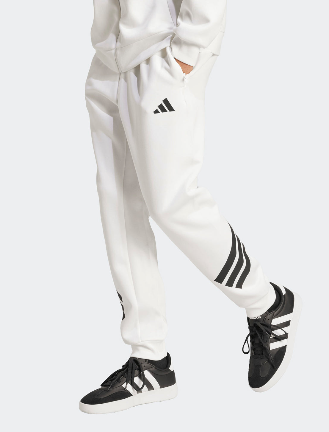 Pantaloni ADIDAS Future Icons 3-Stripes JW7087 Bianco Uomo