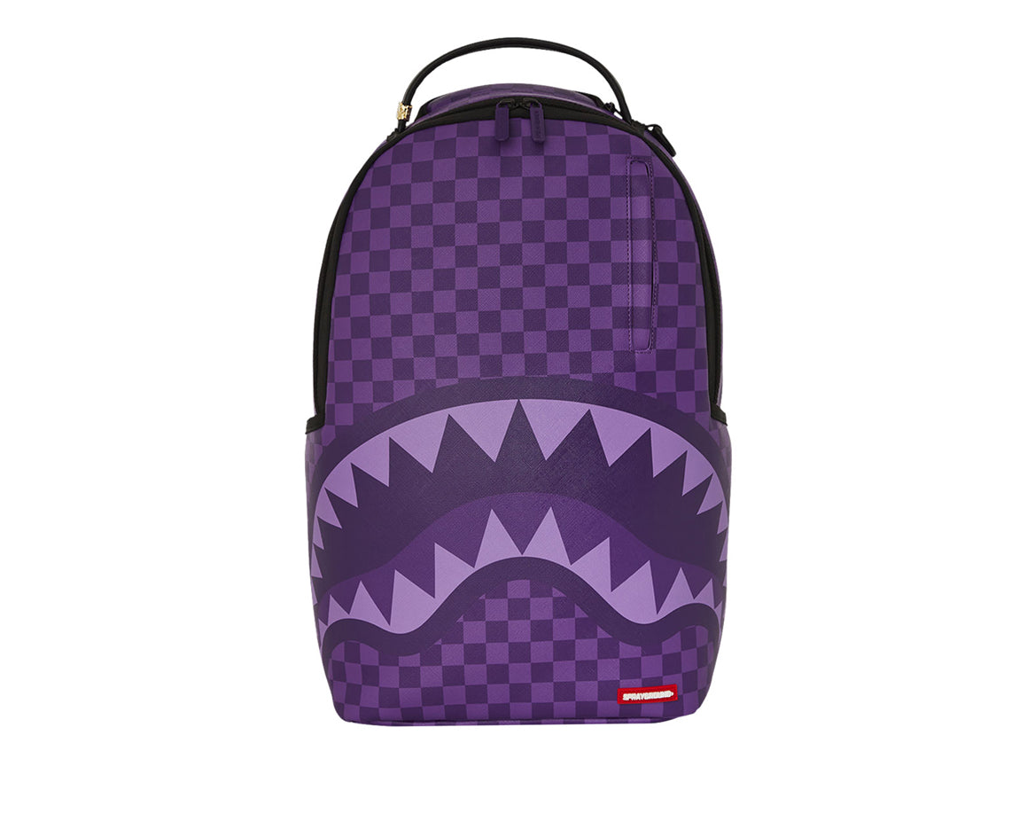Zaino SPRAYGROUND Purple Shark Sharks In Paris Dlxsv 910B7645NSZ Unisex Uomo Donna