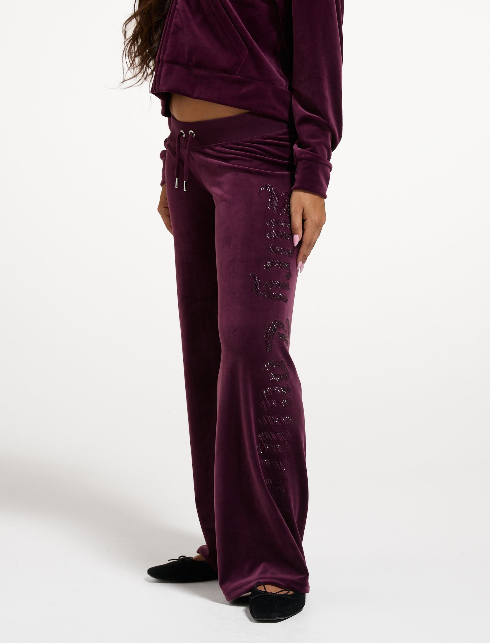 Jogger dritto Juicy Couture Old Gothic VIJH71048WPFWT1 Winetasting Donna