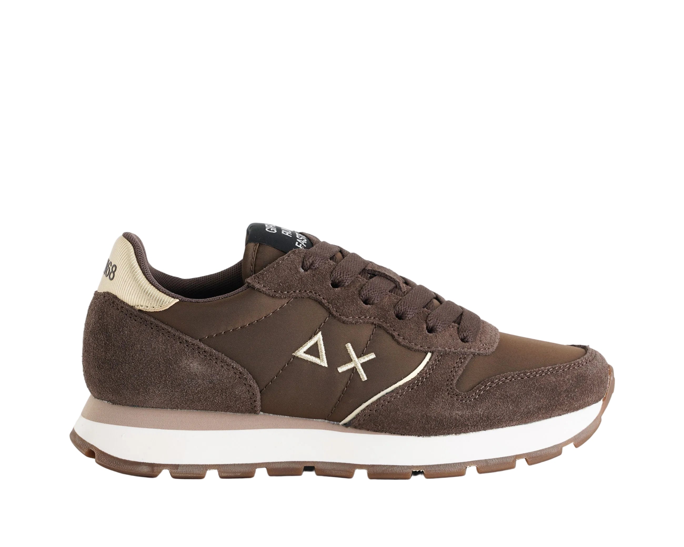 Sneakers SUN68 Ally Gold Silver Z46202 Marrone
