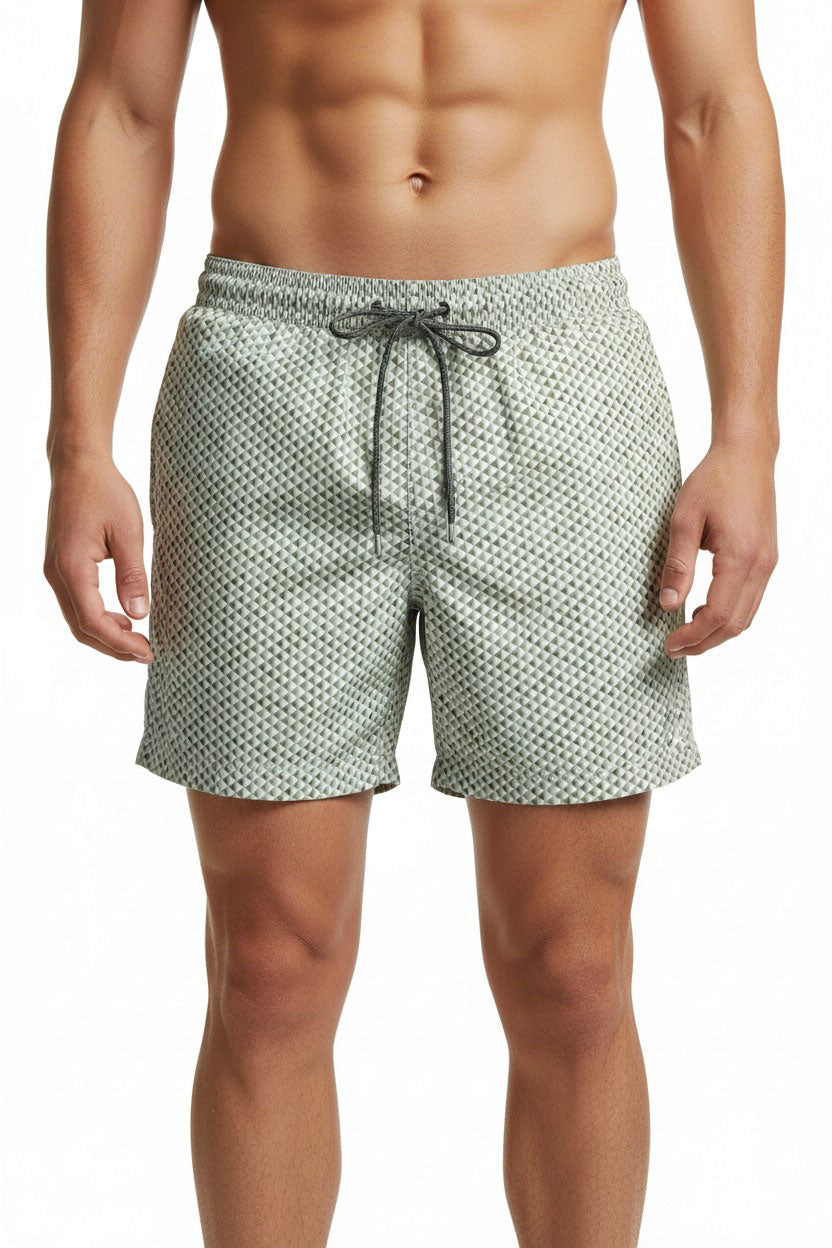 Pantalonino da bagno Baia 30 Remi CAPRI TR3 Bianco/Verde Uomo