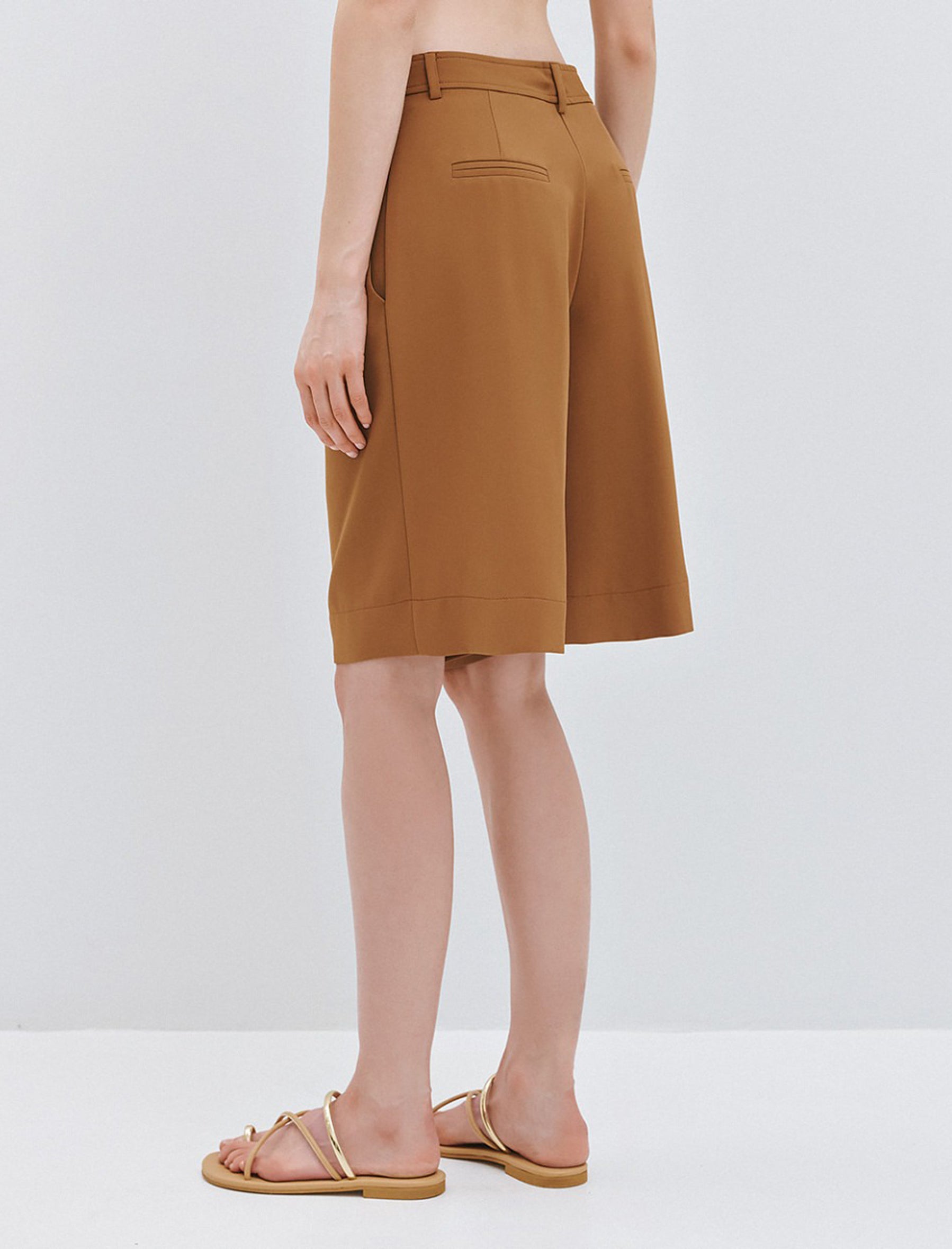 Bermuda con pieghe Access Fashion 63-5115-183 Choco