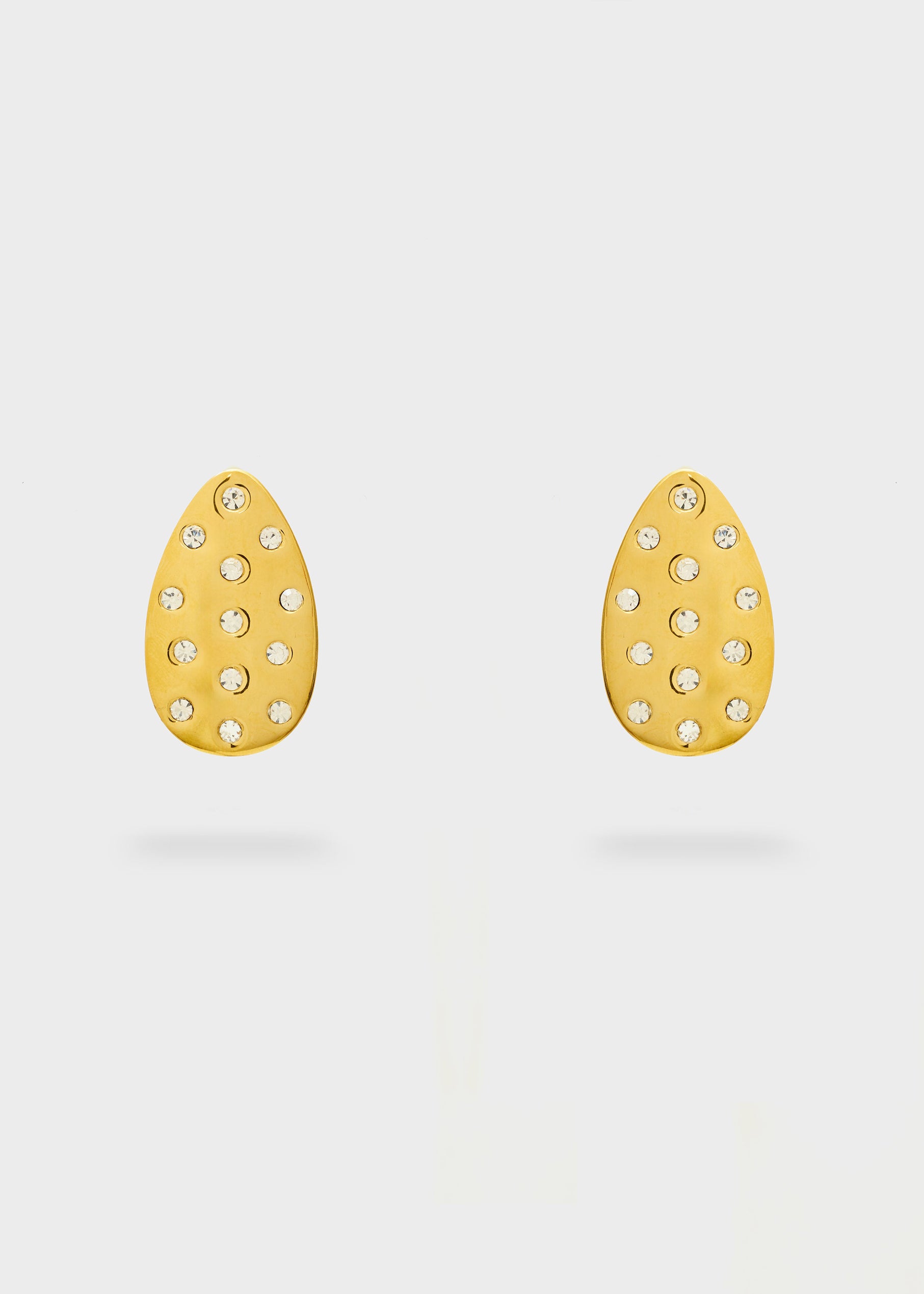 Orecchini a Goccia Pietre Incastonate NALI' YAOR0030 Oro Donna