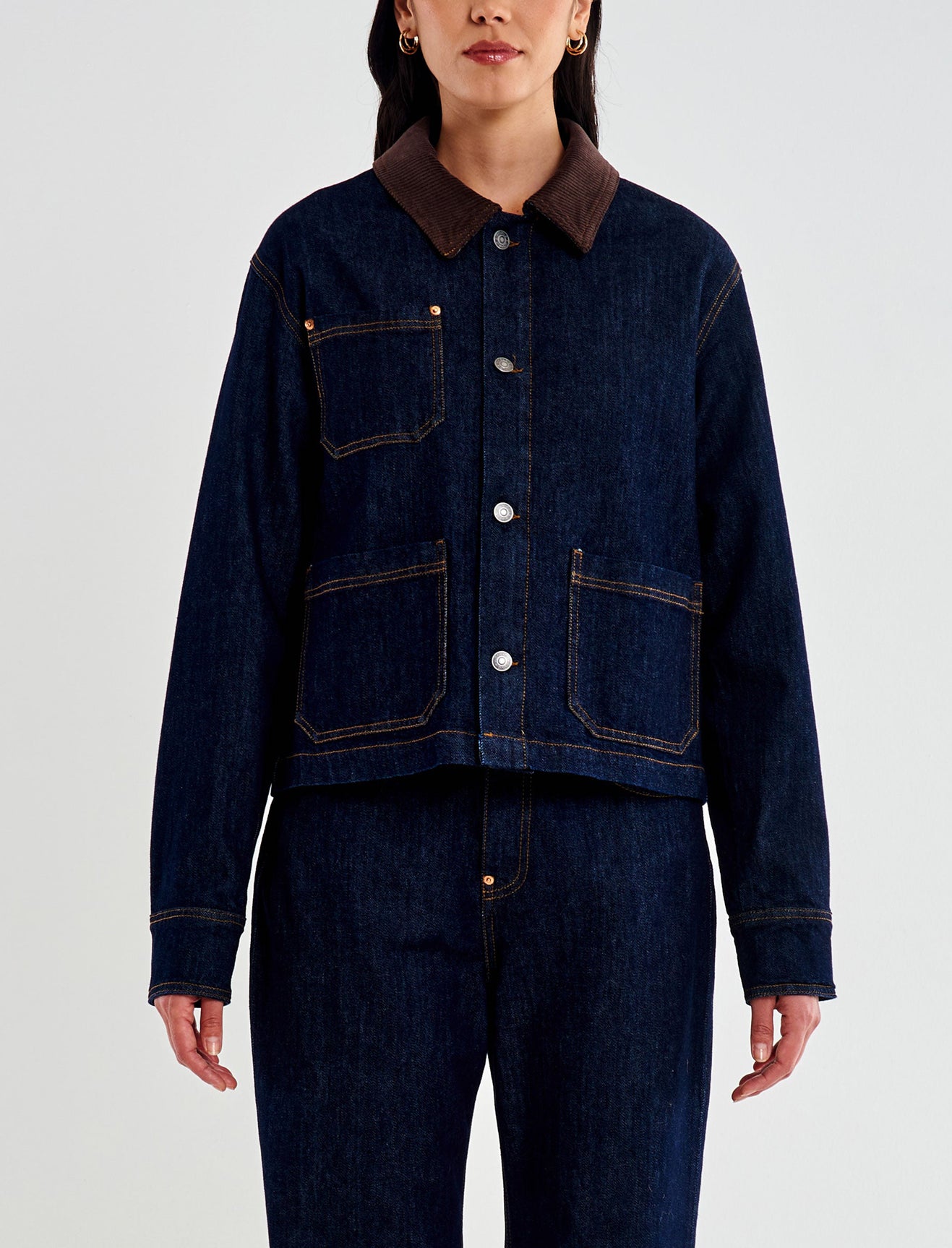 Giacca in denim VICOLO DF5087 Blu Donna