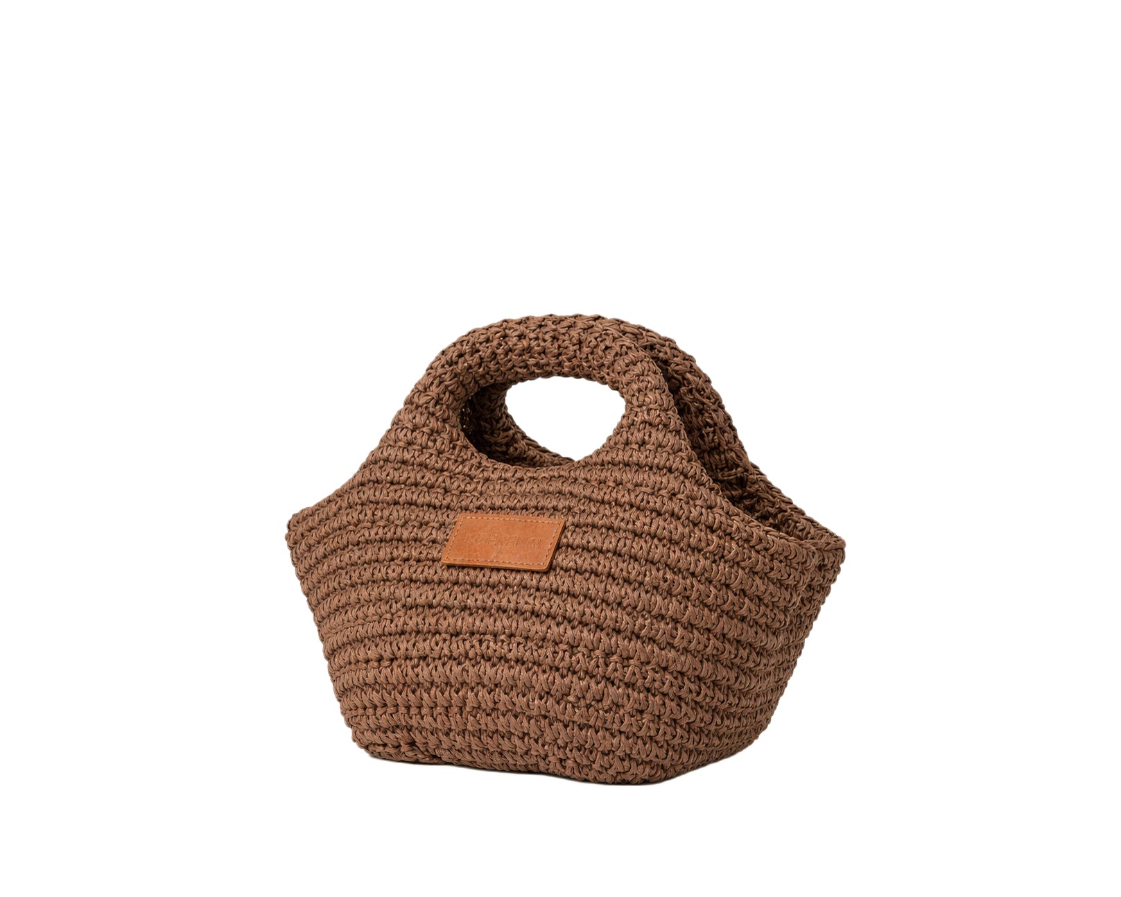 Mini Bag Me Fui SW0065BN in rafia Marrone Donna