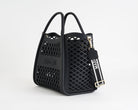 Borsa a mano Marc Ellis FLAT BASKET M Donna Black Light Gold - Vista laterale