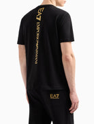 T-Shirt AF10375 EA7 EMPORIO ARMANI colore Black Gold MC004 