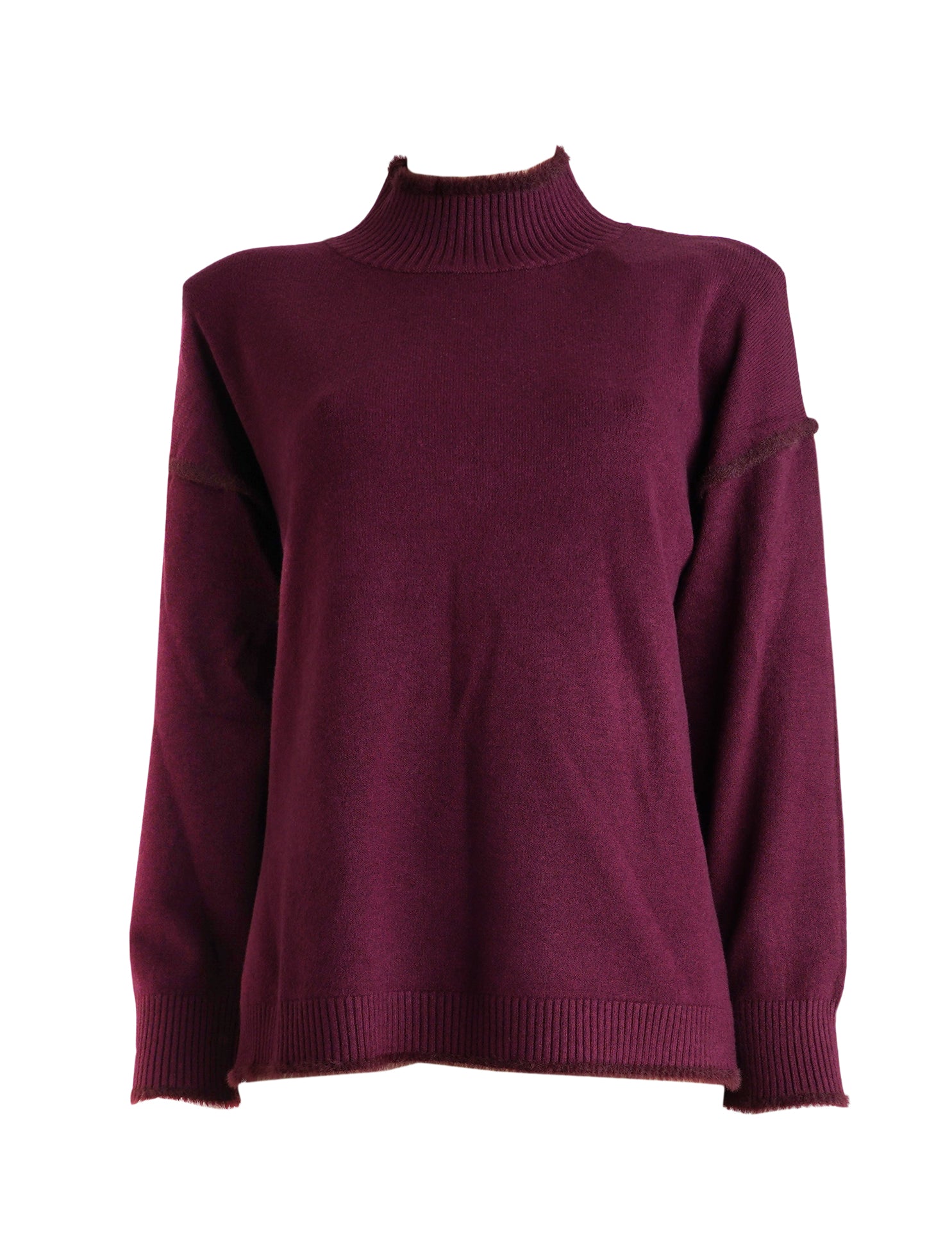 Maglia con collo BBGLAMOUR JN1222 Donna