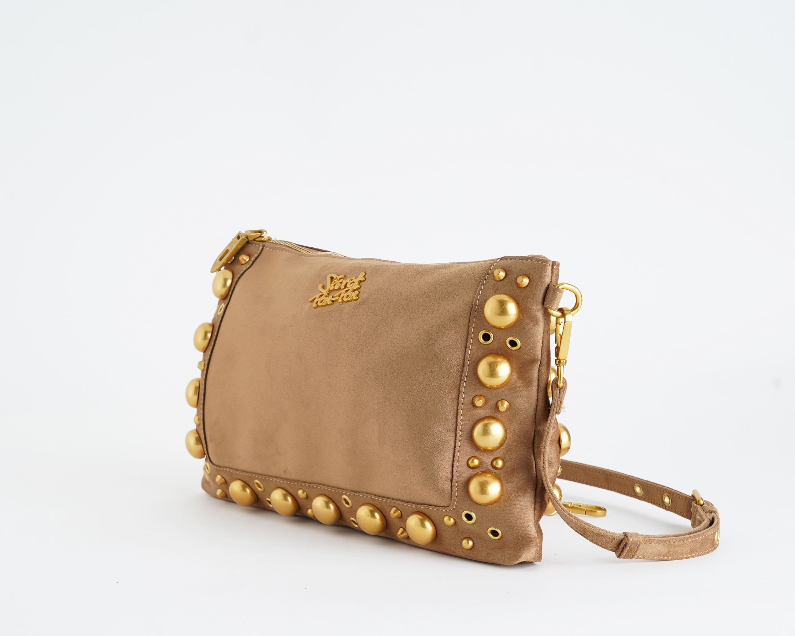 Pochette SECRET PON-PON TATIANA POUCH Light Tan
