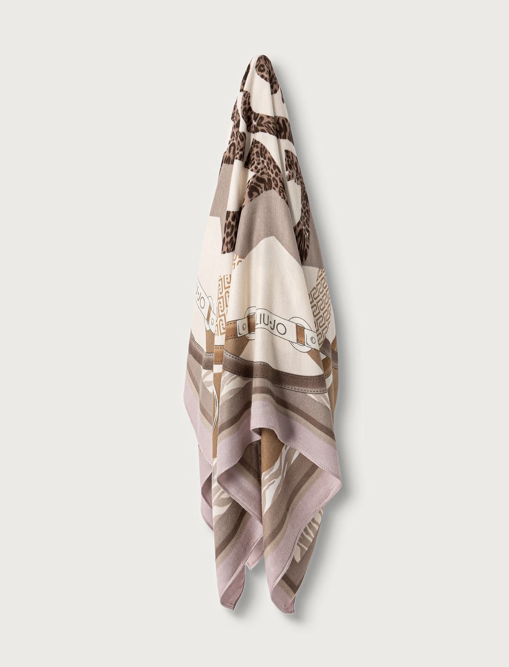 Foulard Liu Jo Metal Mix Animalier 2F6070 T2738 Donna