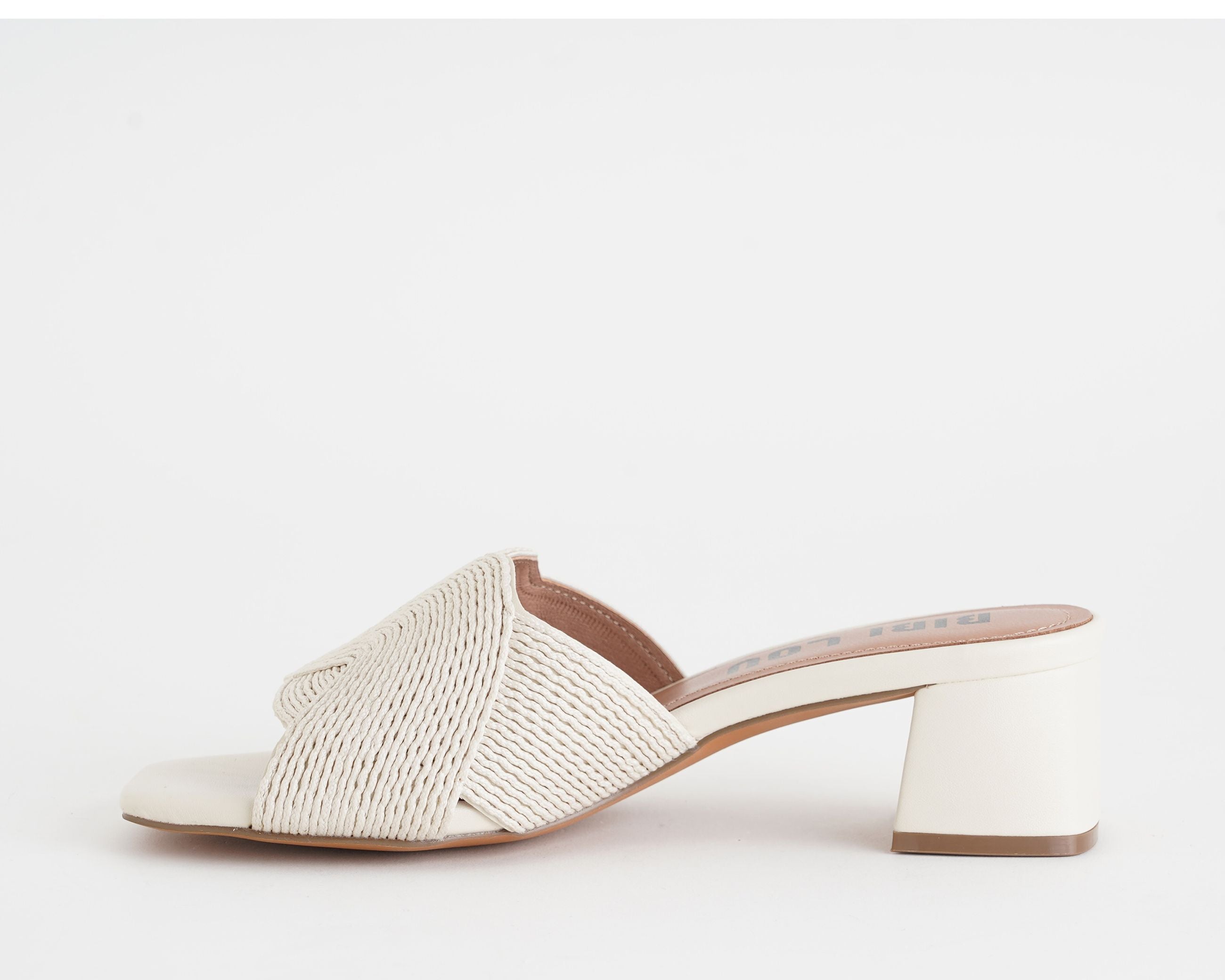 Sandali con tacco Bibi Lou 879Z94HG da donna, tomaia in tessuto e similpelle, tacco 45 mm
