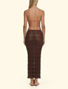 F**K FK26-SW0208BN gonna lunga in pizzo Brown