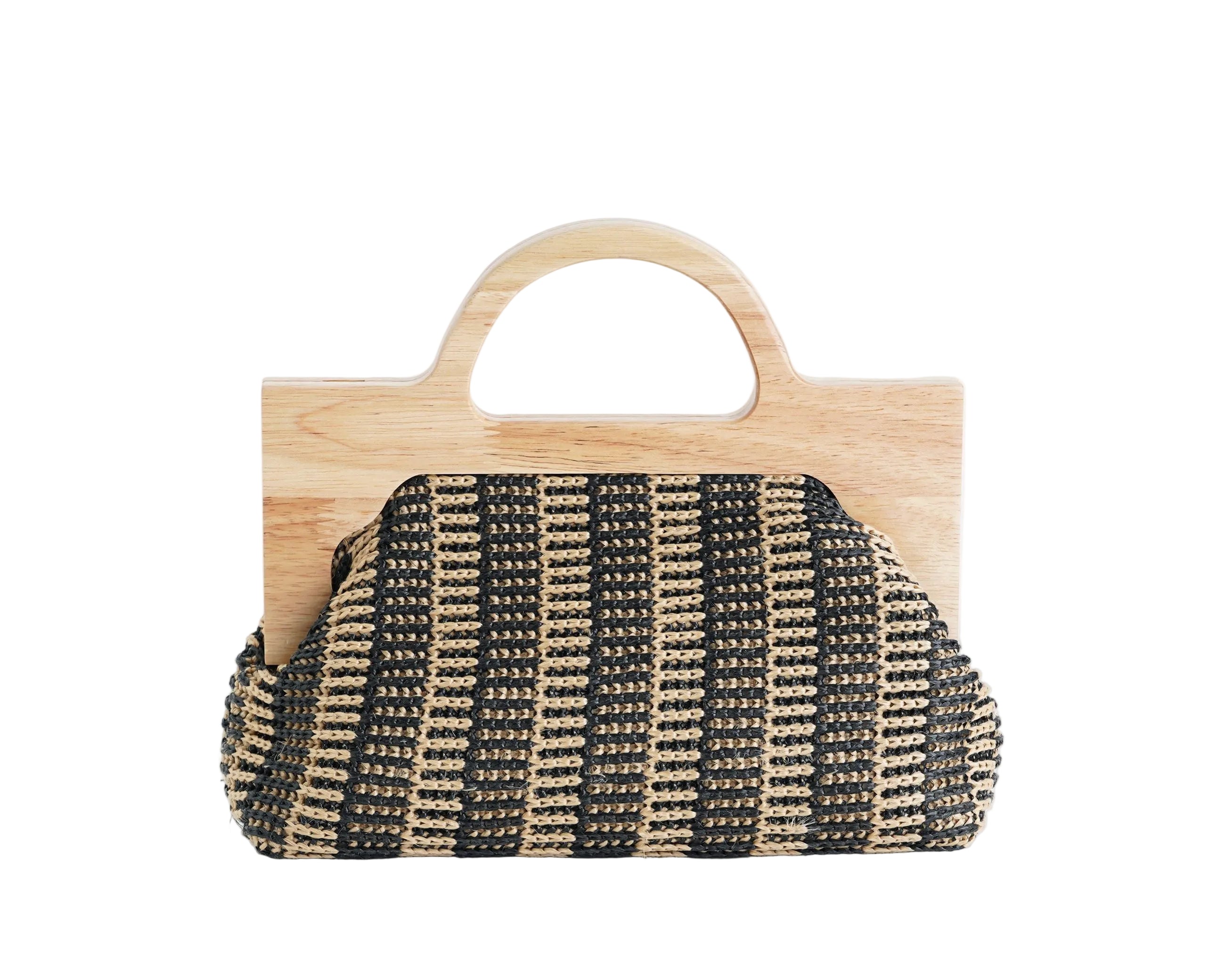 Borsa a mano Exe M001 Black/Beige
