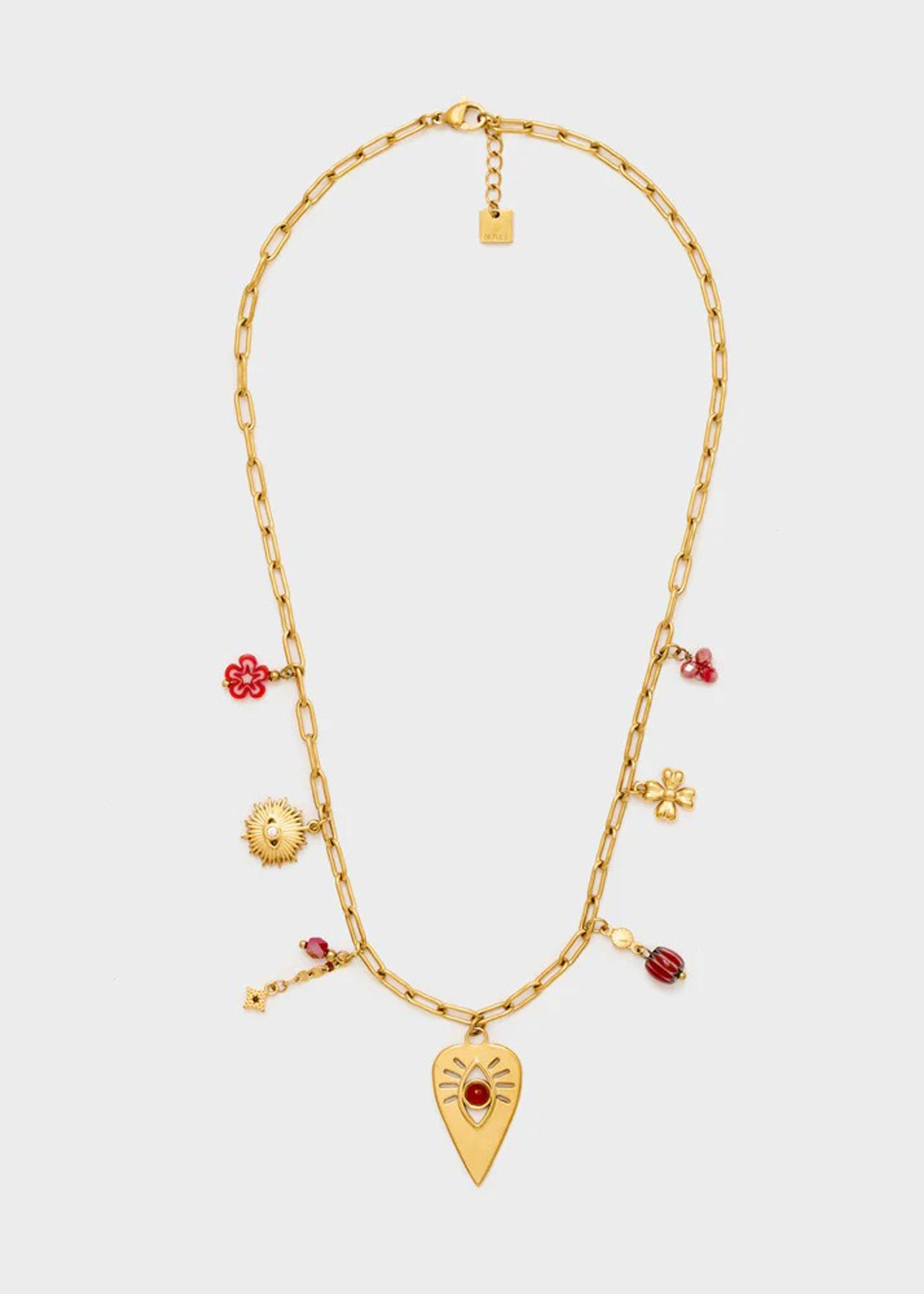 Collana Nali' Multicharms acc.inos LNCL0191 Oro