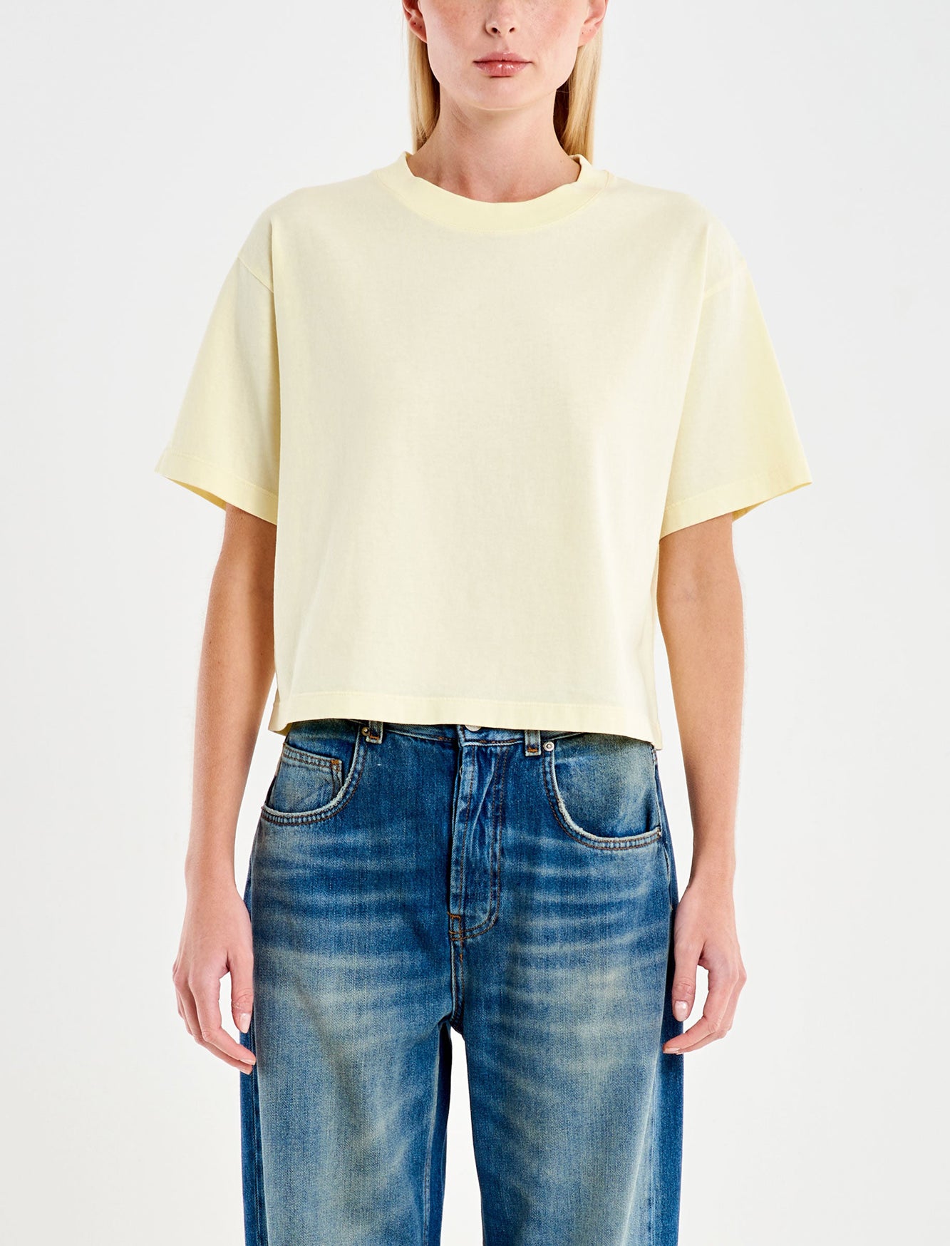 T-shirt Basic Cropped Vicolo UAB0022 Donna