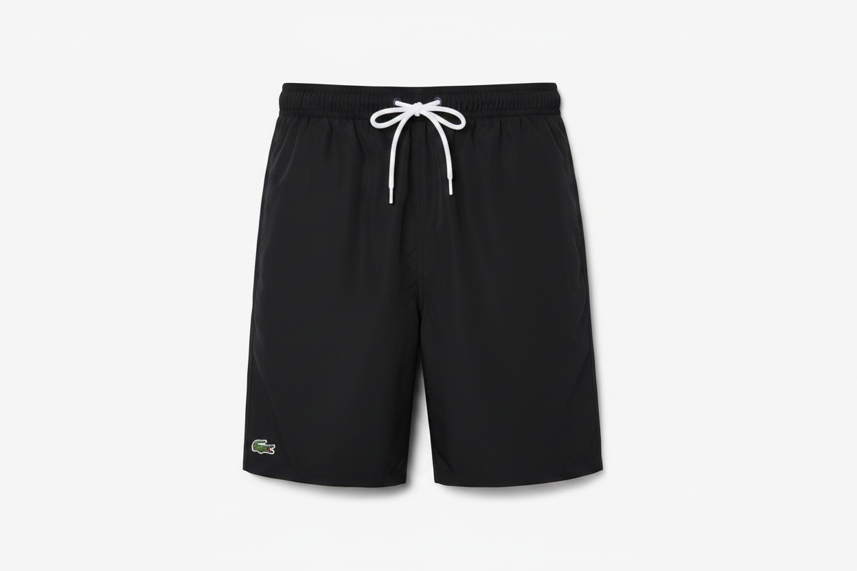 Pantaloncino da mare Lacoste 947462-K96 Nero Unisex Bambino