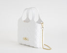 Borsa a mano Marc Ellis Flat Teen Donna Milk Light Gold - Vista laterale